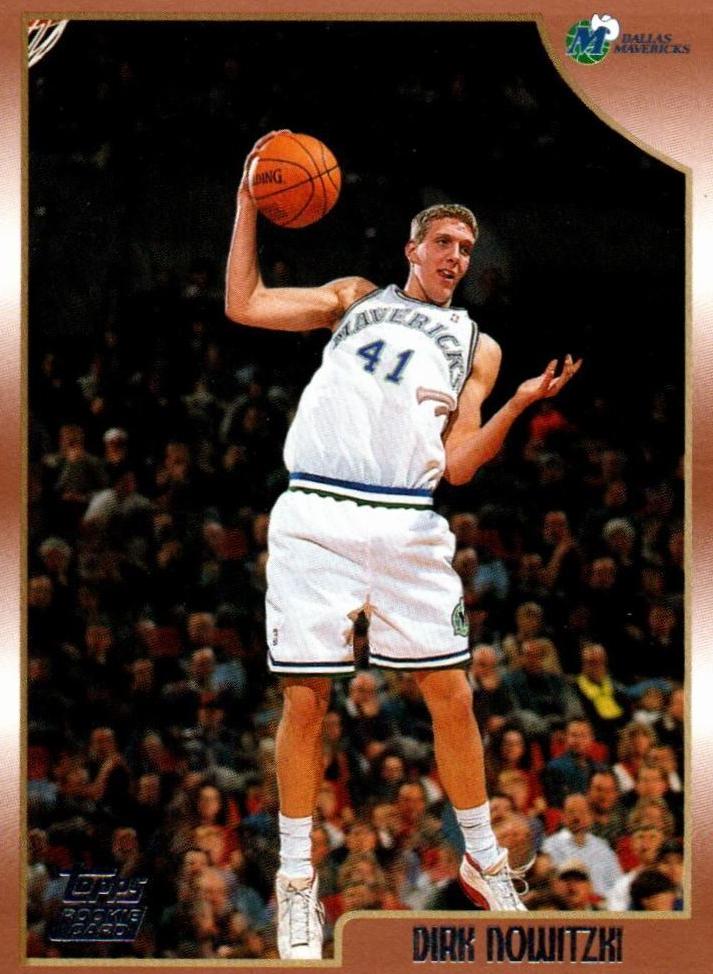 1998 Topps Basketball Dirk Nowitzki #154 RAW Ungraded