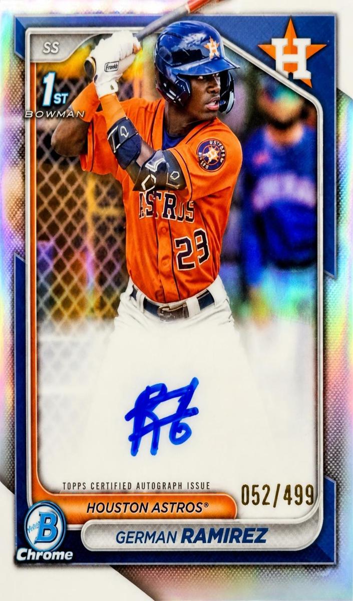 2024 Bowman Chrome Prospects Baseball Refractor German Ramirez #CPA-GR