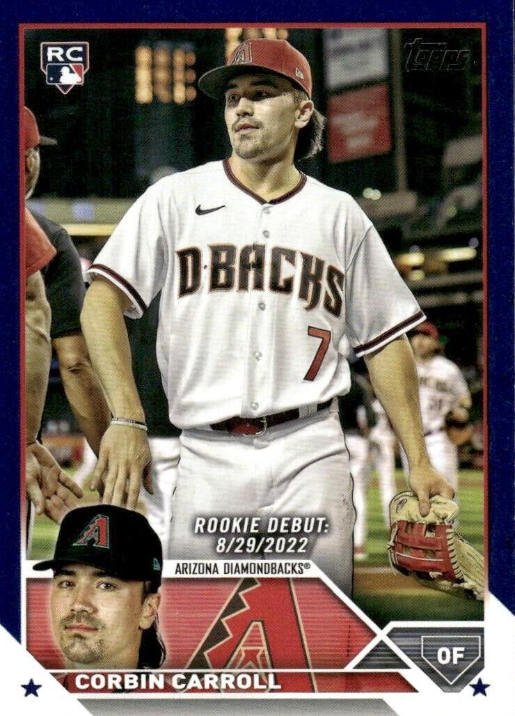 2023 Topps Update Baseball Royal Blue Corbin Carroll #US244