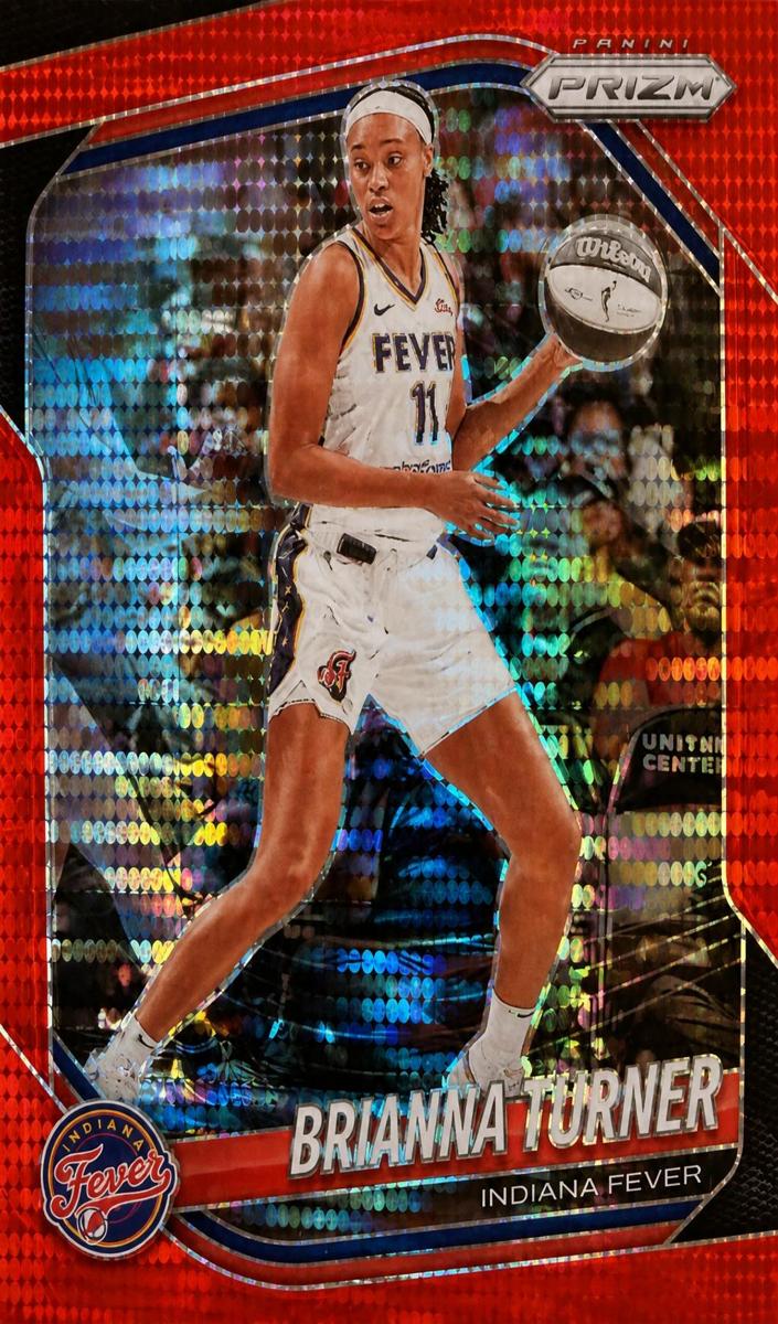 2025 Panini Prizm WNBA Basketball Red Pulsar Brianna Turner #105