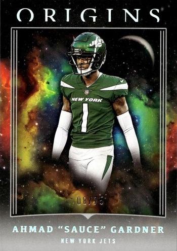 2023 Panini Origins Football Silver Ahmad "Sauce" Gardner #83