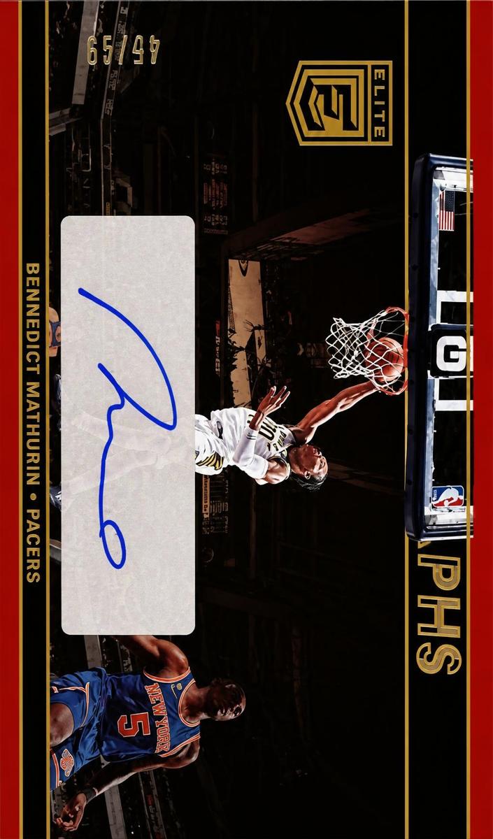 2023 Donruss Elite Basketball Red Bennedict Mathurin #GG-BMI