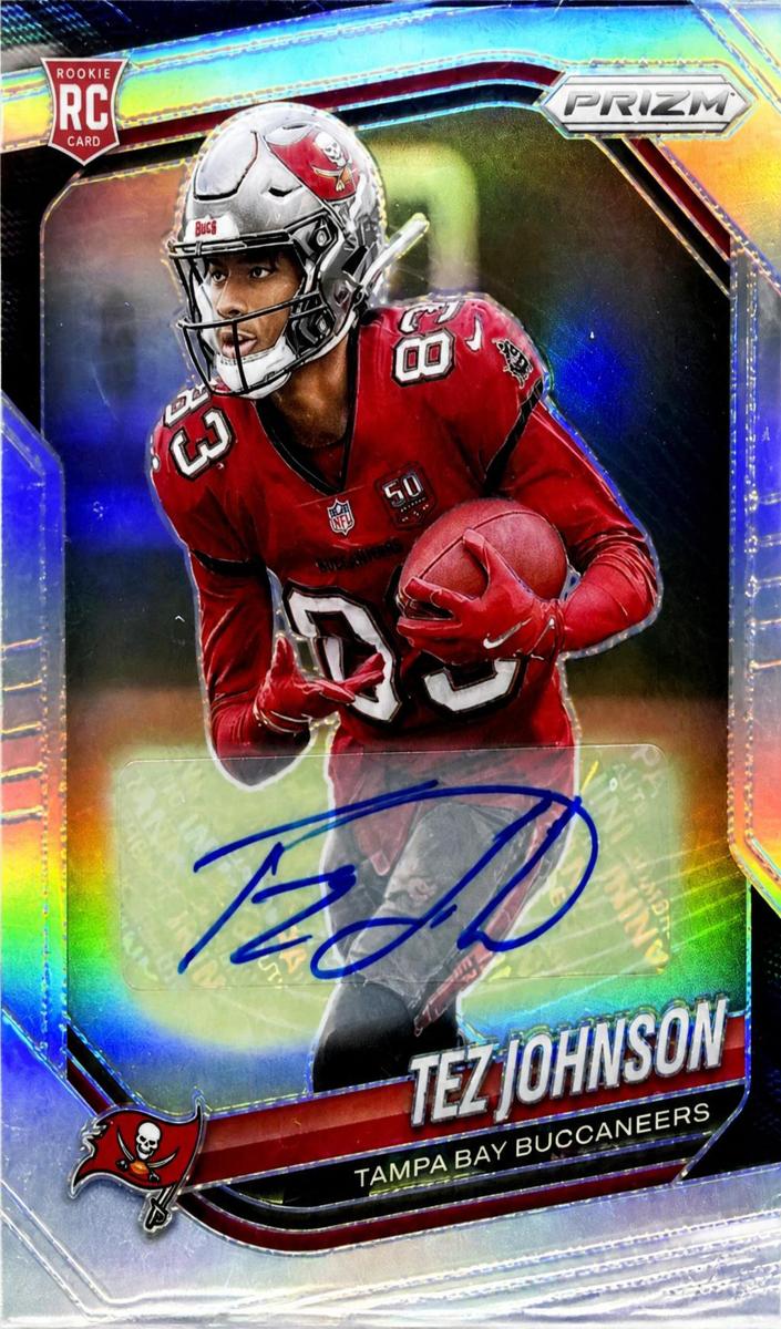 2025 Panini Prizm Football Silver Tez Johnson #381