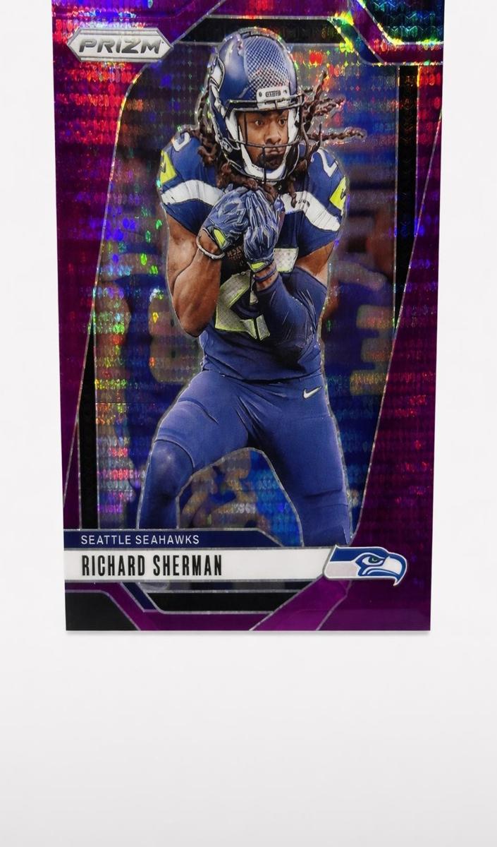 2024 Panini Prizm Football Purple Pulsar Richard Sherman #265