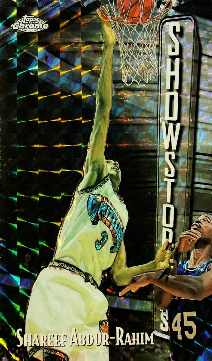 1997 Topps Finest Basketball Refractor Shareef Abdur-Rahim #278 PSA 8.5