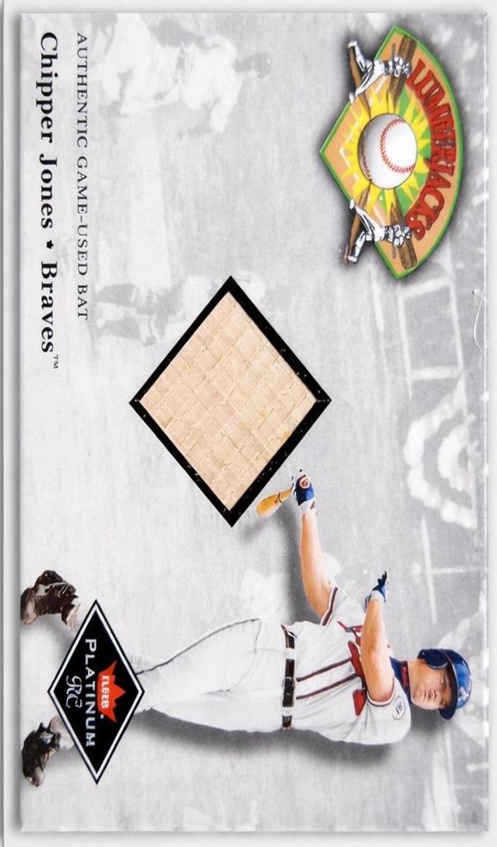 2001 Fleer Platinum Baseball Chipper Jones #NNO