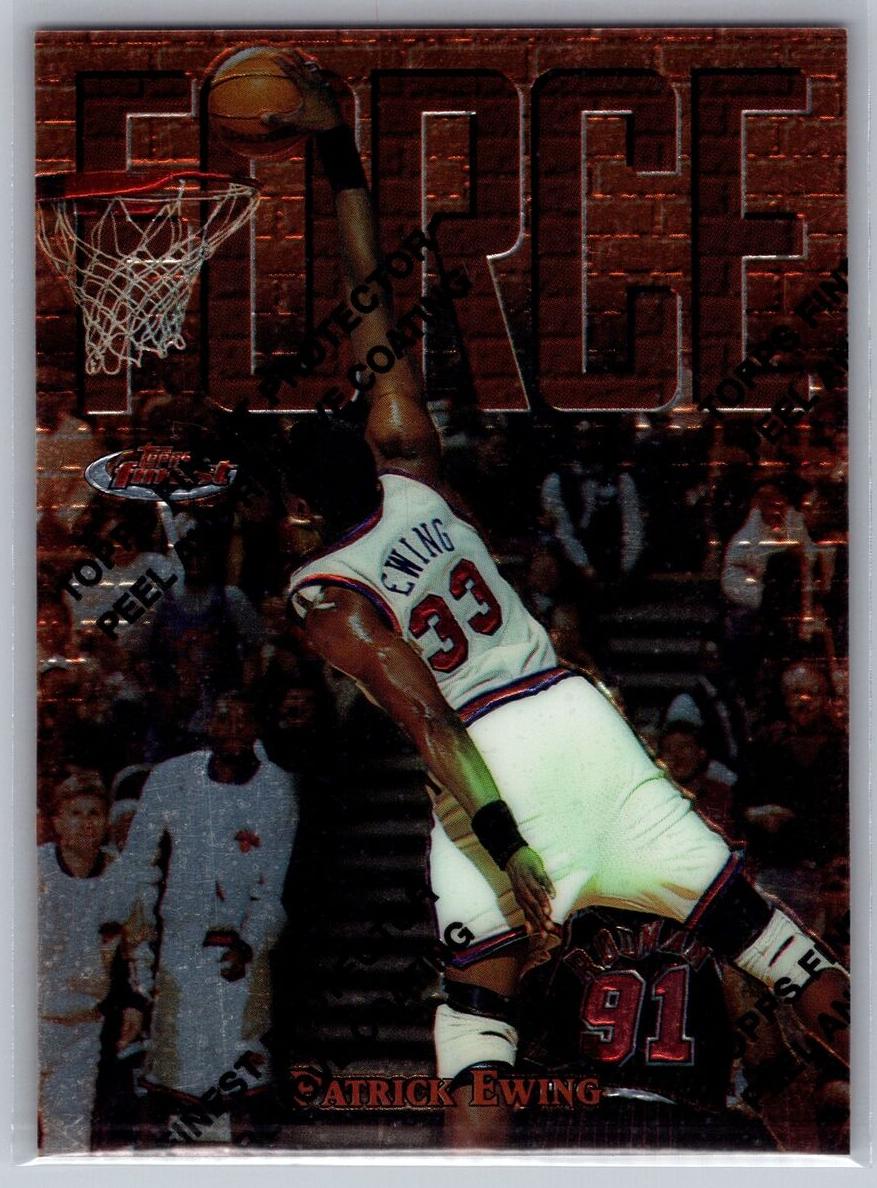1997 Topps Finest Basketball Patrick Ewing #56 PSA 9