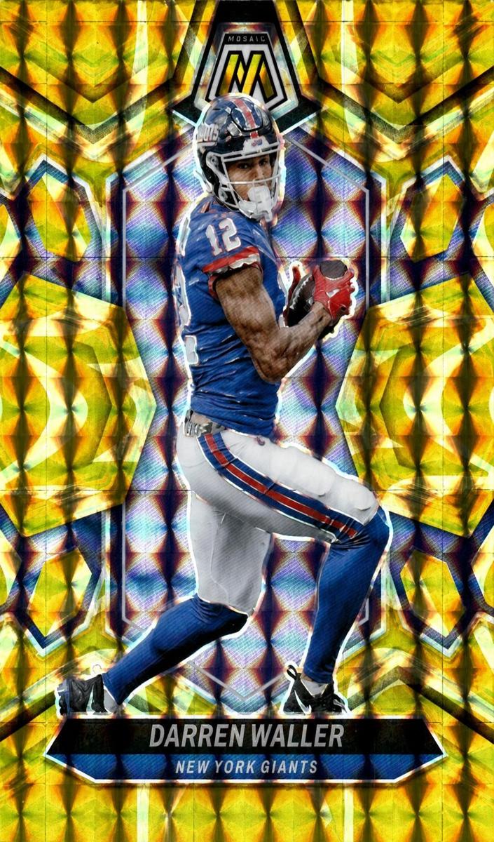 2024 Panini Mosaic Football Reactive Yellow Darren Waller #166