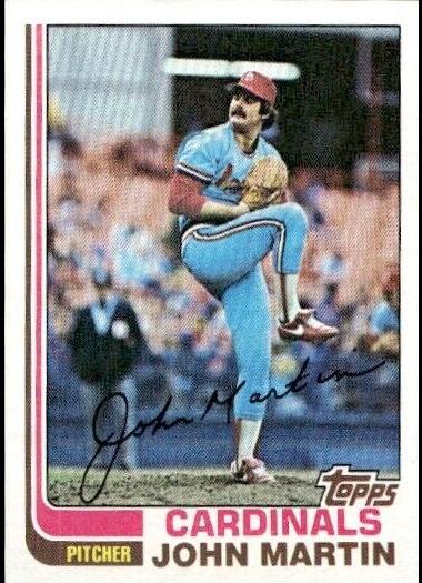 1982 Topps Baseball John Martin #236 PSA 10