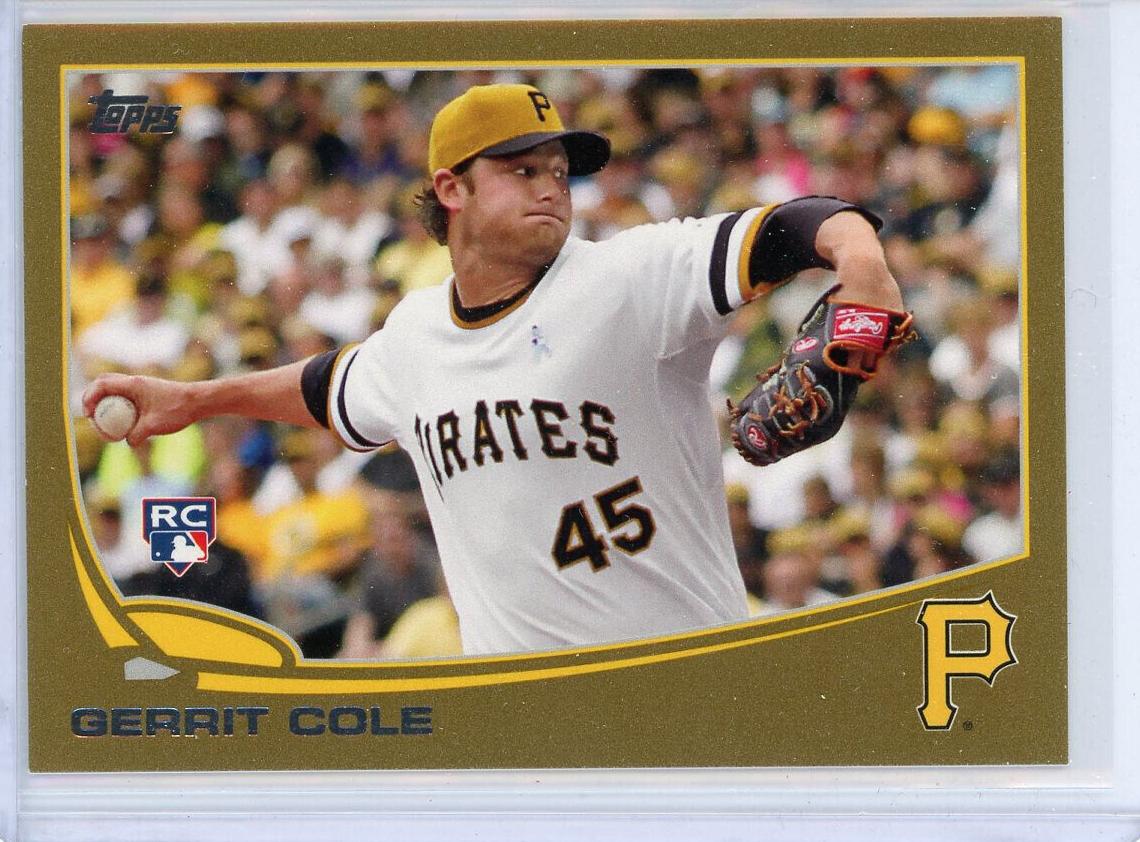 2013 Topps Update Baseball Gold Refractor Gerrit Cole #US150 PSA 9