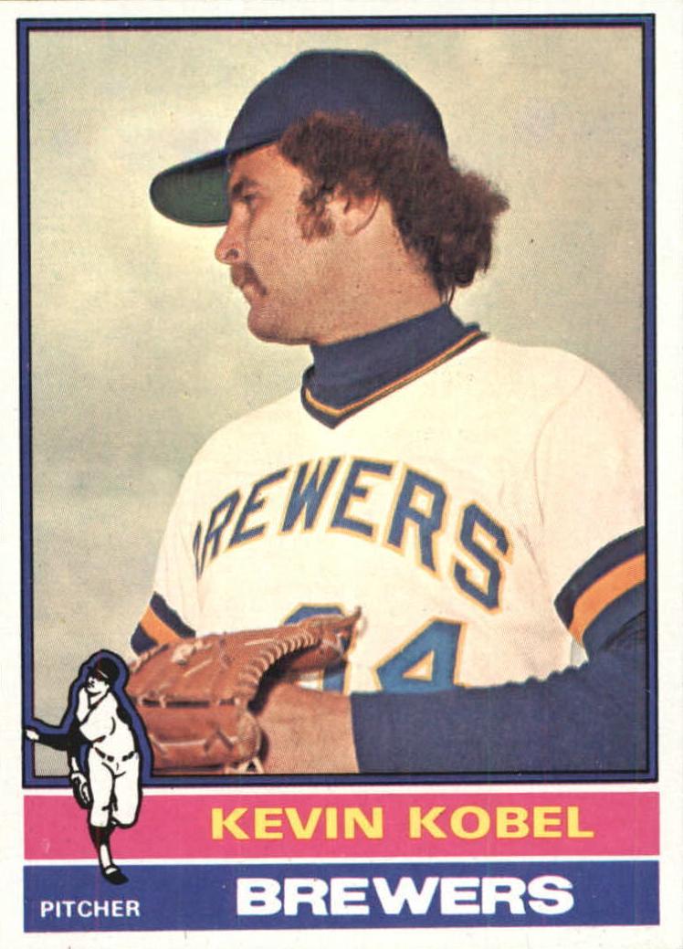 1976 Topps Baseball Kevin Kobel #588