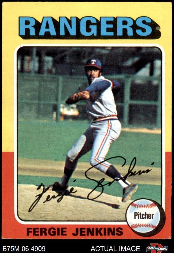 1975 Topps Mini Baseball Fergie Jenkins #60