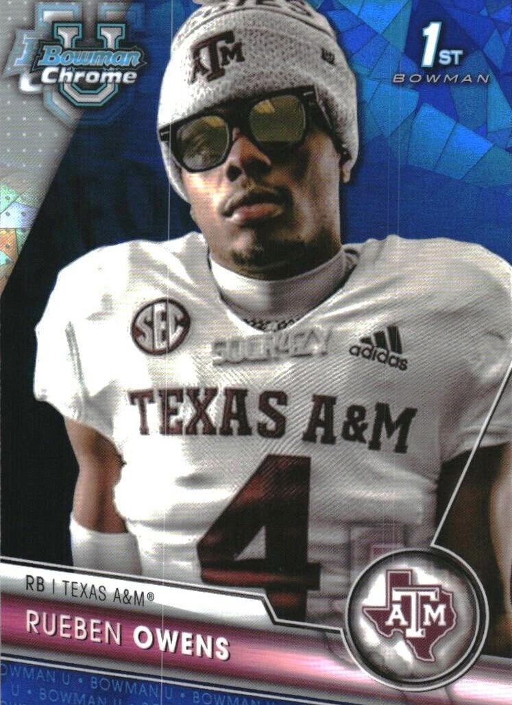 2023 Bowman Chrome University Football Rueben Owens #166