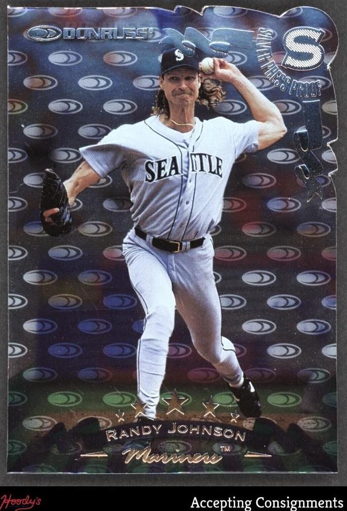 1998 Donruss Baseball Press Proof Silver Randy Johnson #4