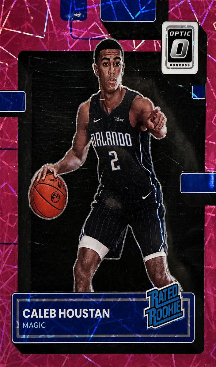 2022 Donruss Optic Basketball Pink Velocity Caleb Houstan #229 SGC 9.5