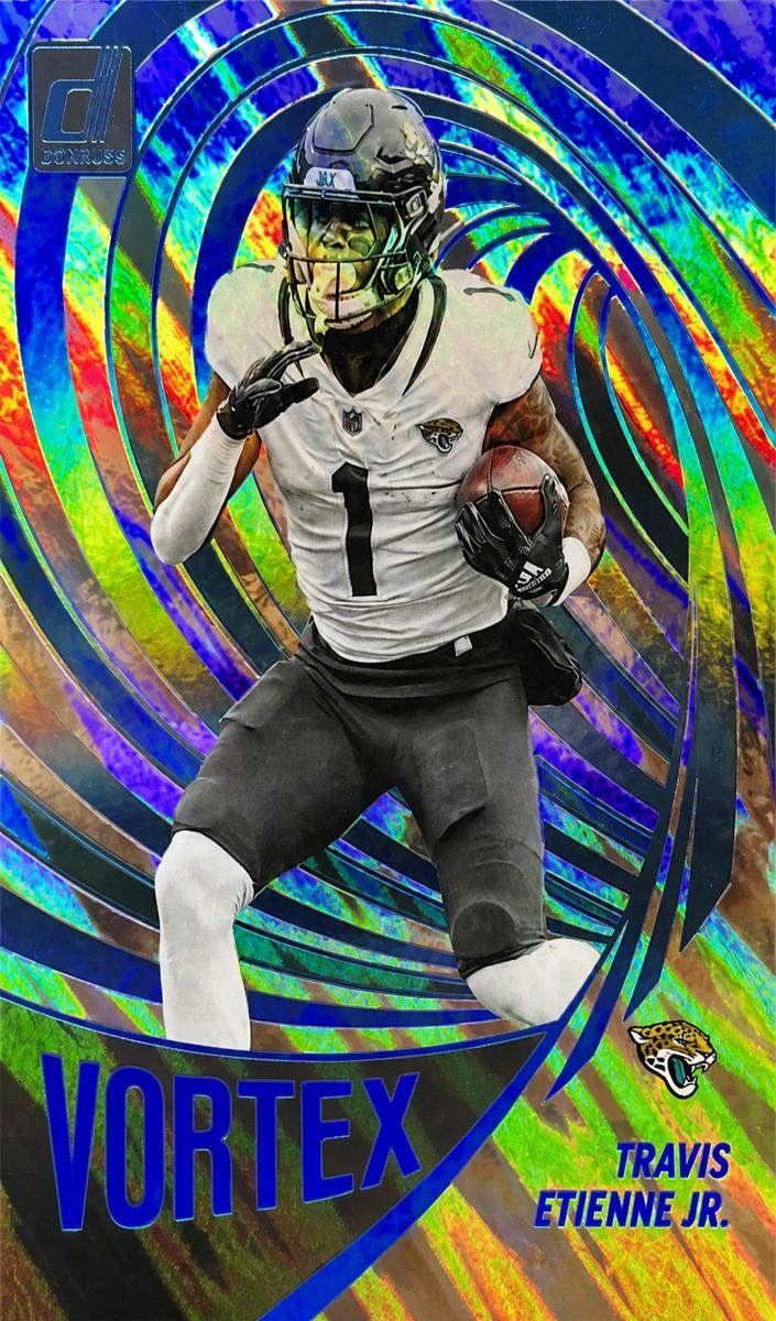 2023 Panini Donruss Football Lava Travis Etienne Jr. #VOR-15