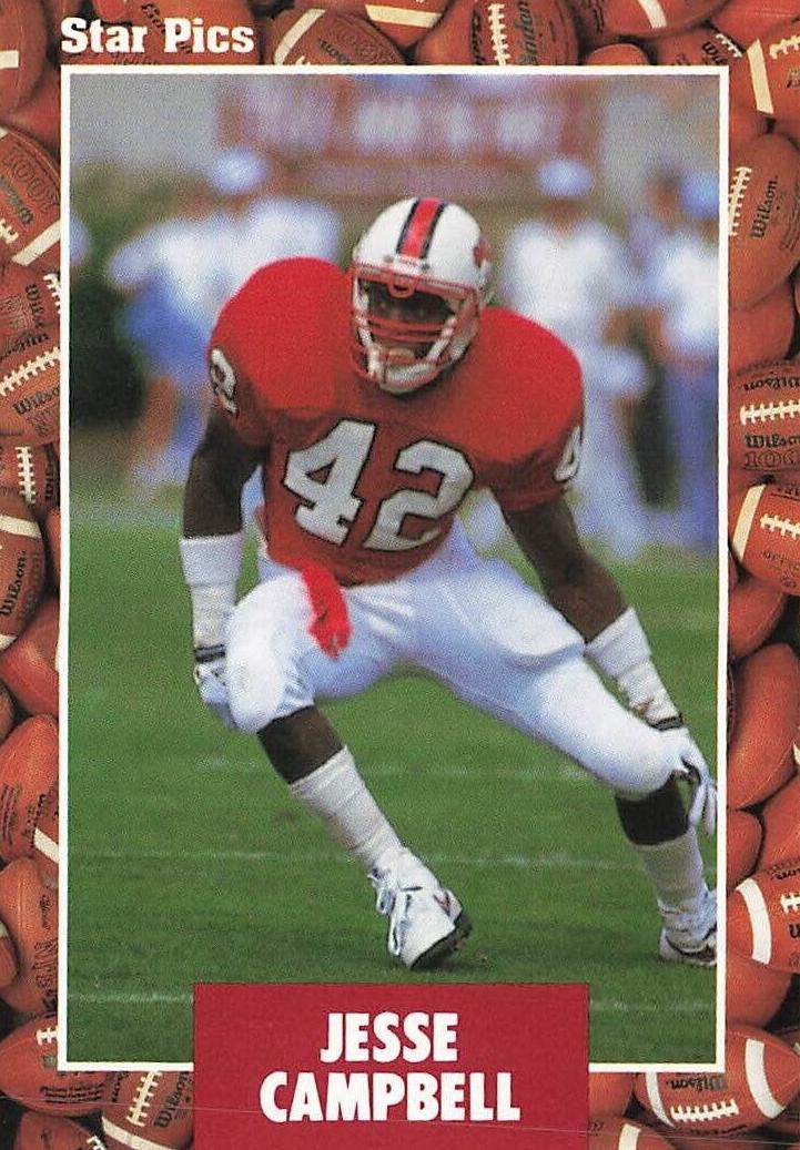 1991 Star Pics Football Jesse Campbell #85