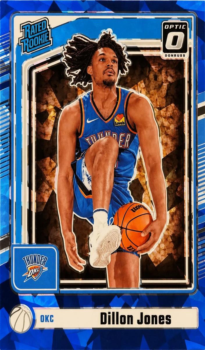 2024 Panini Donruss Basketball Blue Cracked Ice Dillon Jones #P-250