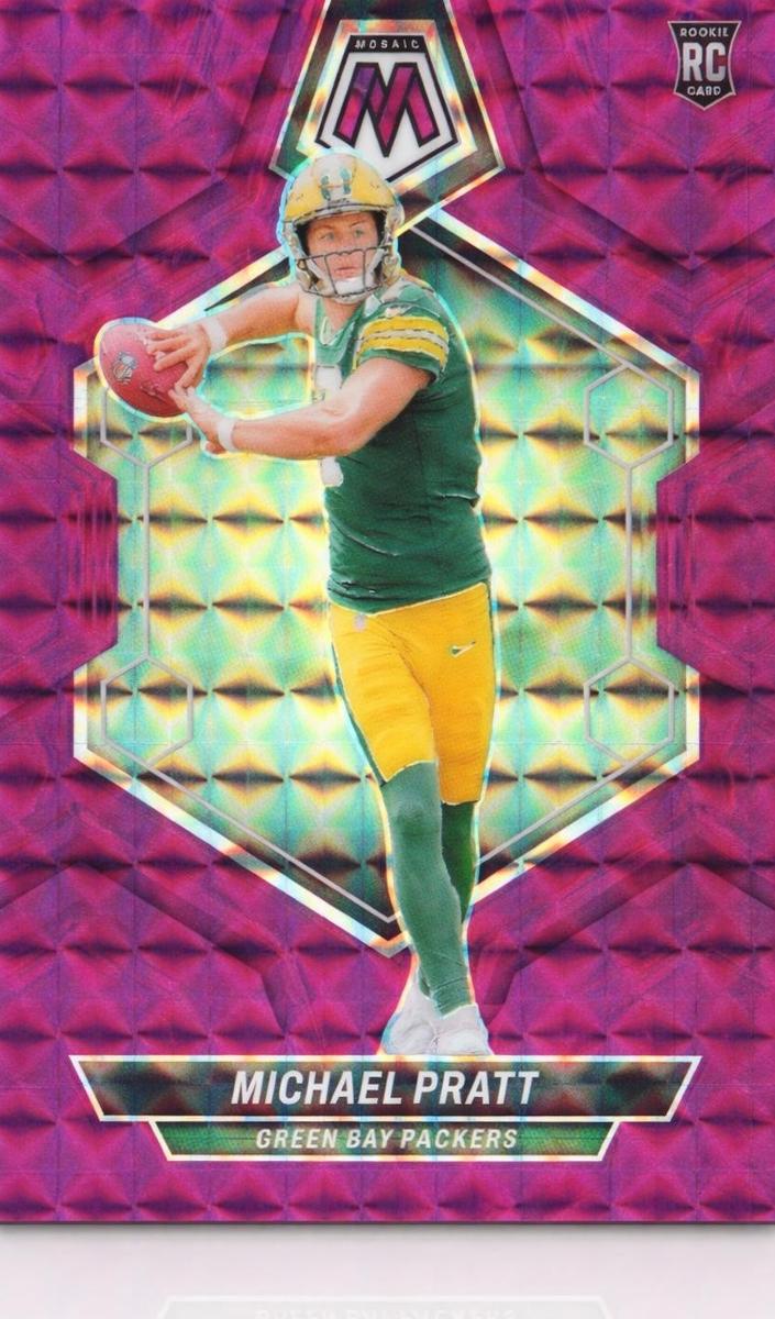 2024 Panini Mosaic Football Purple Michael Pratt #400