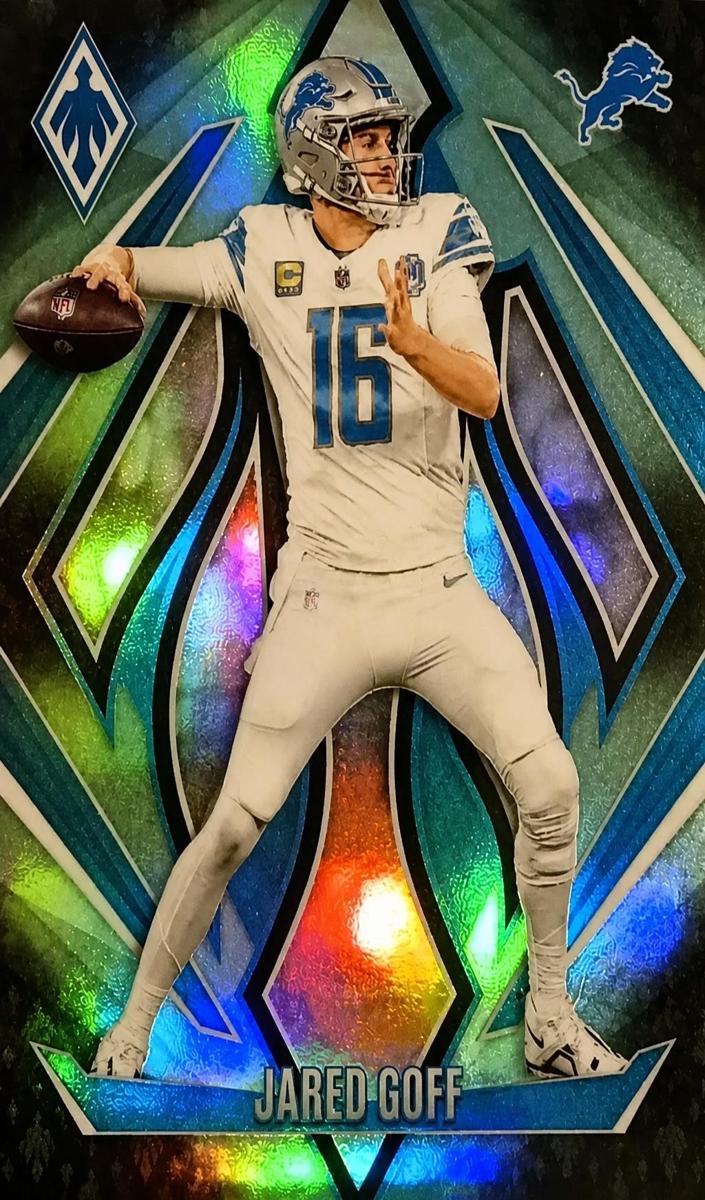2024 Panini Phoenix Football Teal Fade Jared Goff #75