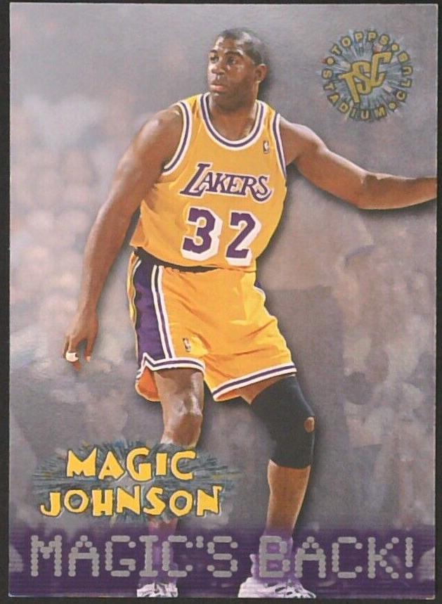 1995 Topps Stadium Club Basketball Magic Johnson #361 PSA 10