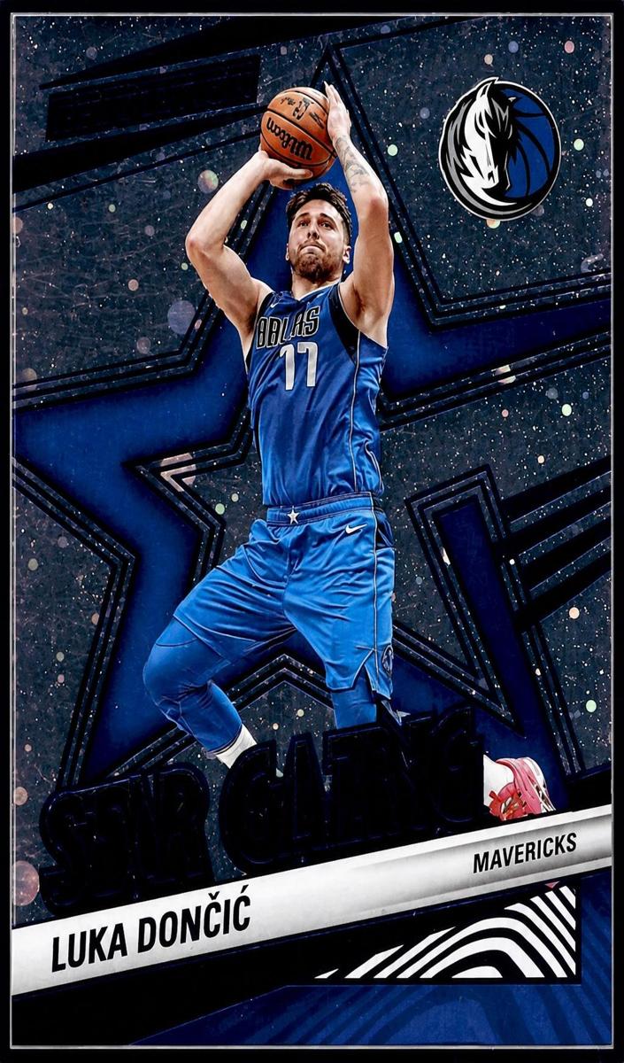 2024 Panini Revolution Basketball Blue Cosmo Luka Doncic #9