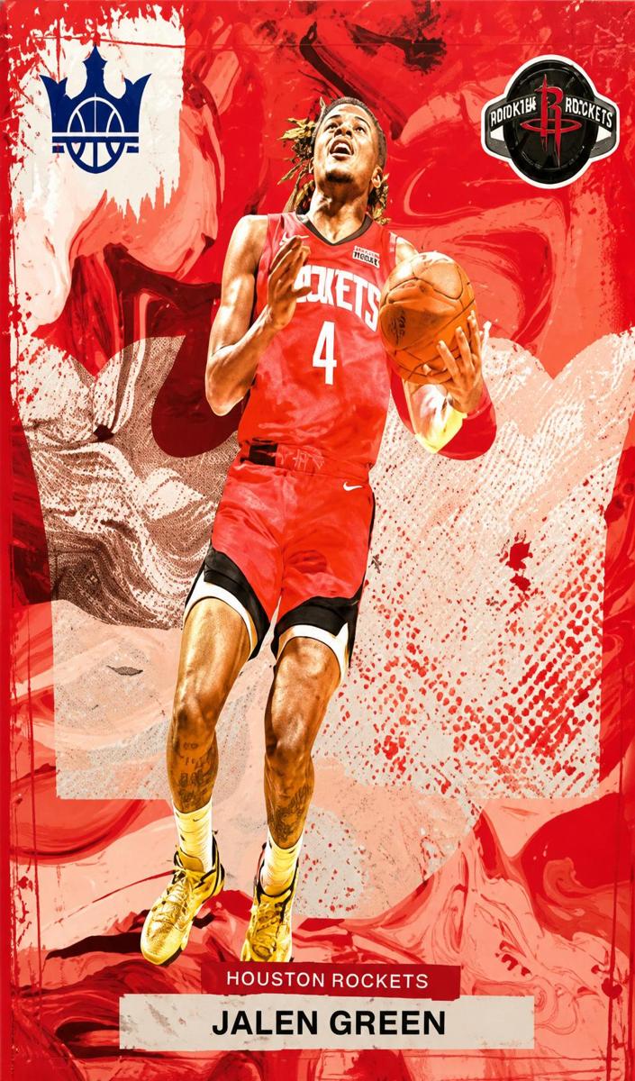 2023 Panini Court Kings Basketball Sapphire Jalen Green #9