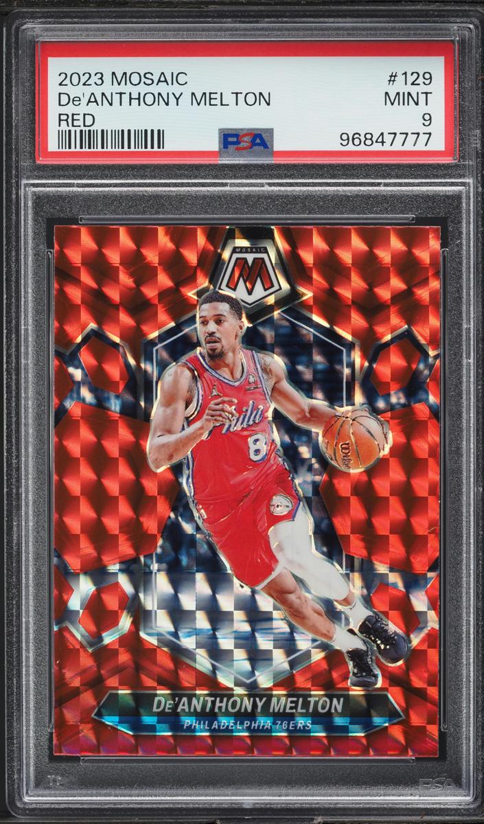 2023 Panini Mosaic Basketball Red De'Anthony Melton #129 PSA 9