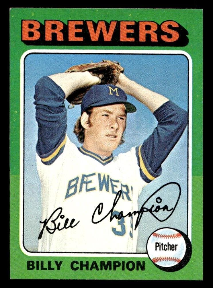 1975 Topps Baseball Billy Champion #256 PSA 8