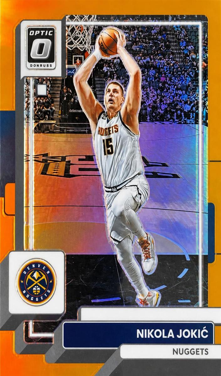 2022 Donruss Optic Basketball Orange Nikola Jokic #48