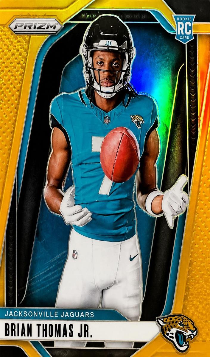 2024 Panini Prizm Football Gold Brian Thomas Jr. #8