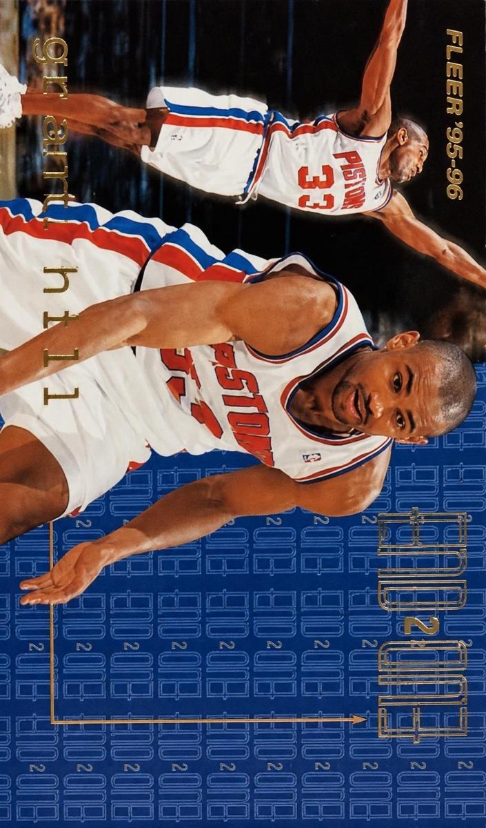 1995 Fleer Basketball Grant Hill #7