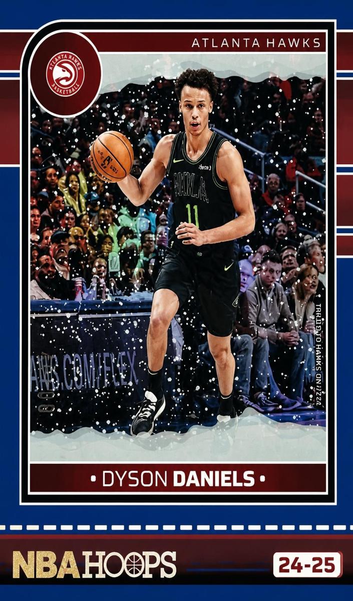 2024 Panini Hoops Basketball Blue Winter Holo Dyson Daniels #25