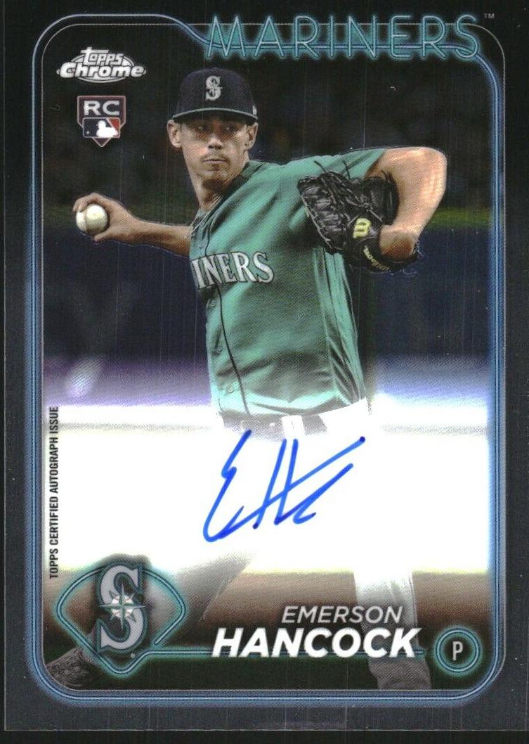 2024 Topps Chrome Baseball Emerson Hancock #RA-EH PSA 10