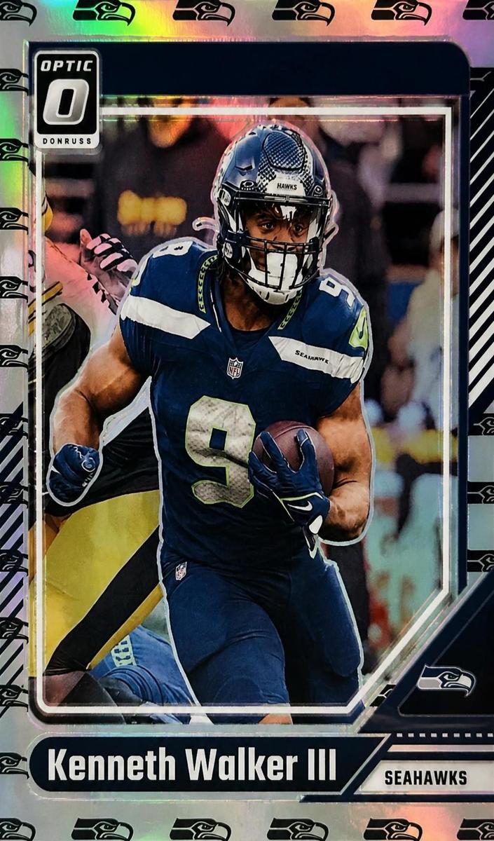 2024 Donruss Optic Football Team Logo Kenneth Walker III #178 SGC 10