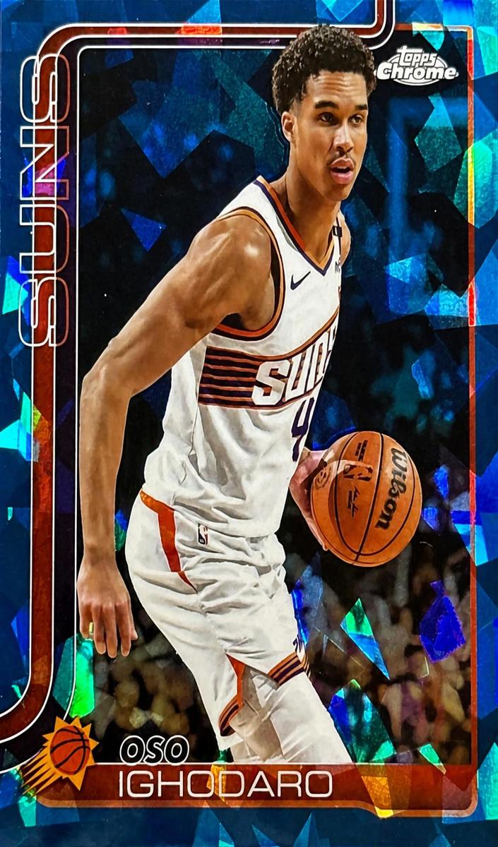 2025 Topps Chrome Sapphire Basketball Oso Ighodaro #109