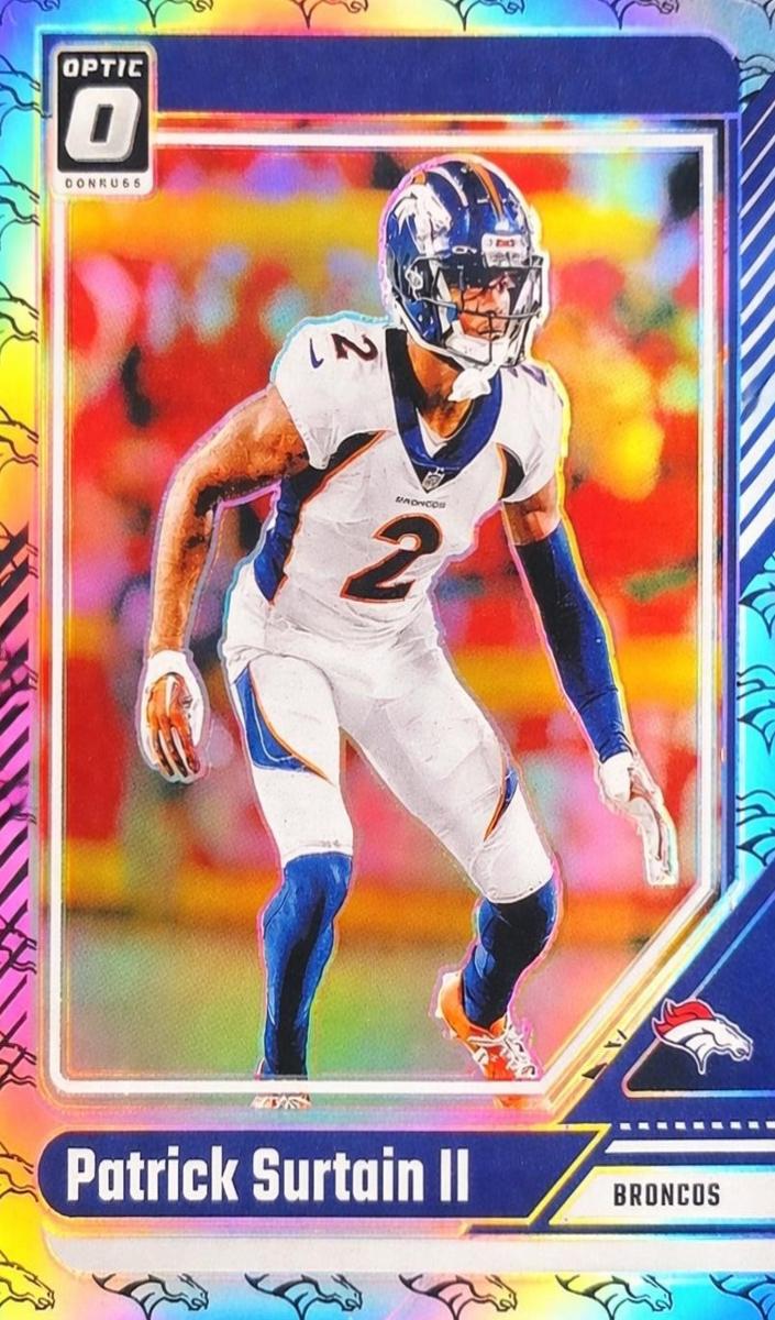 2024 Donruss Optic Football Team Logo Patrick Surtain II #62 PSA 10
