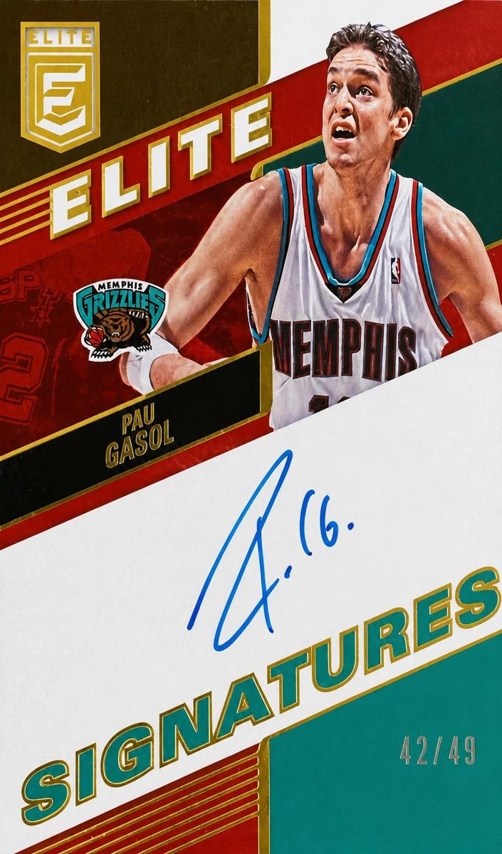 2022 Donruss Elite Basketball Red Pau Gasol #ES-PAU