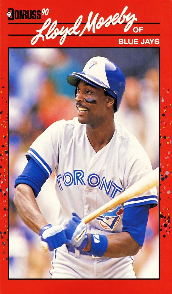1990 Donruss Baseball Lloyd Moseby #504
