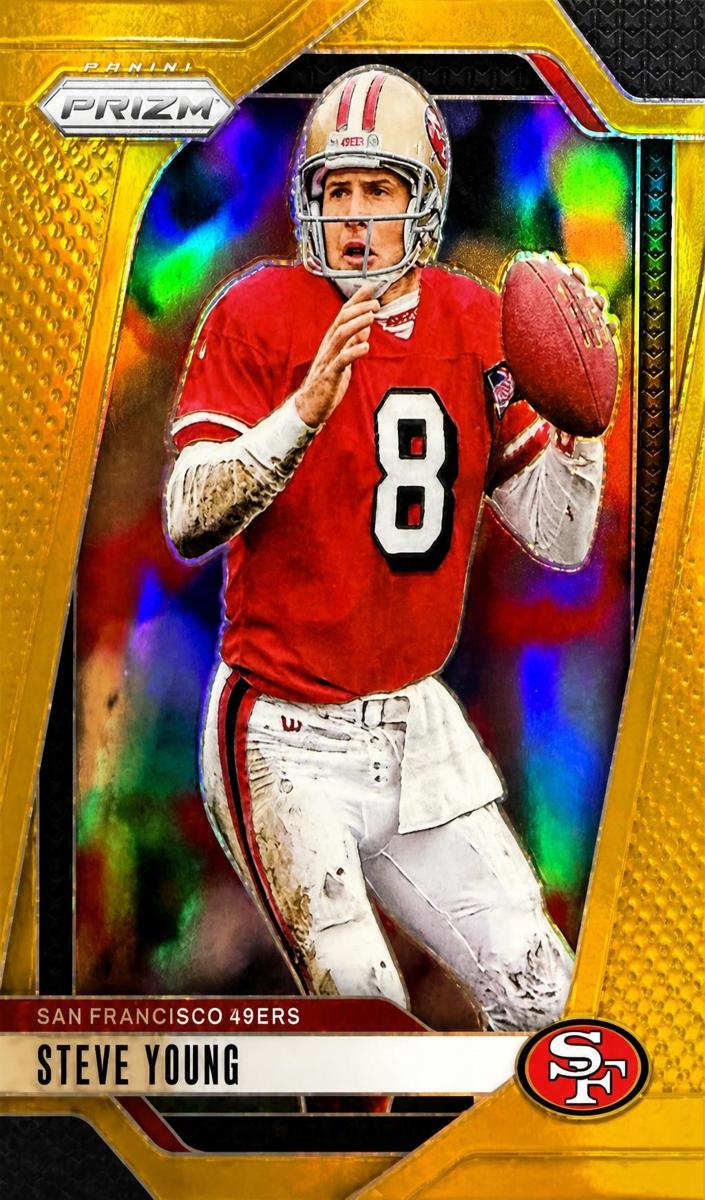 2024 Panini Prizm Football Gold Steve Young #256 PSA 9