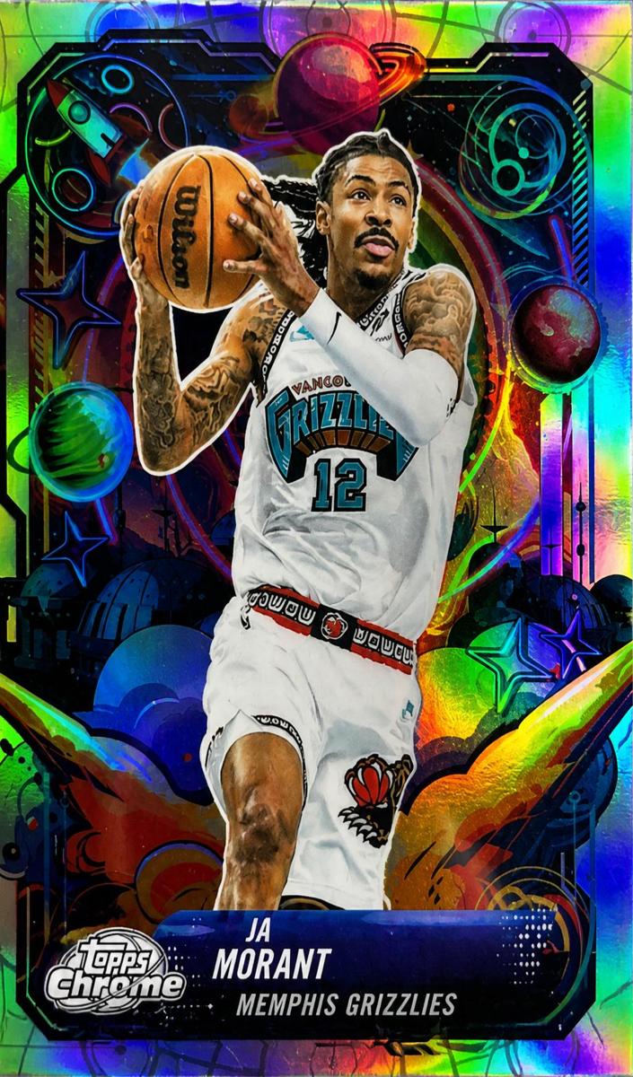 2025 Topps Cosmic Chrome Basketball Refractor Ja Morant #PRP-8