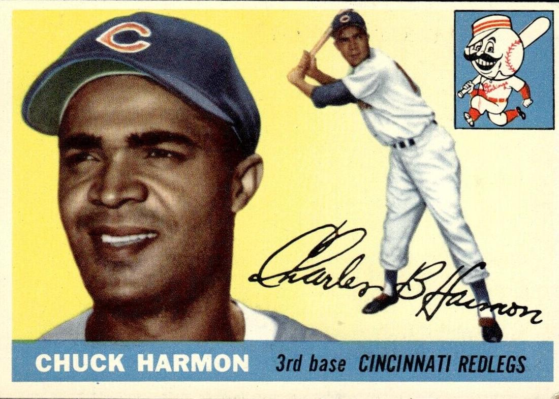 1955 Topps Baseball Chuck Harmon #82