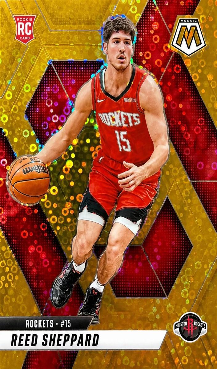 2024 Panini Mosaic Basketball Gold Reed Sheppard #249