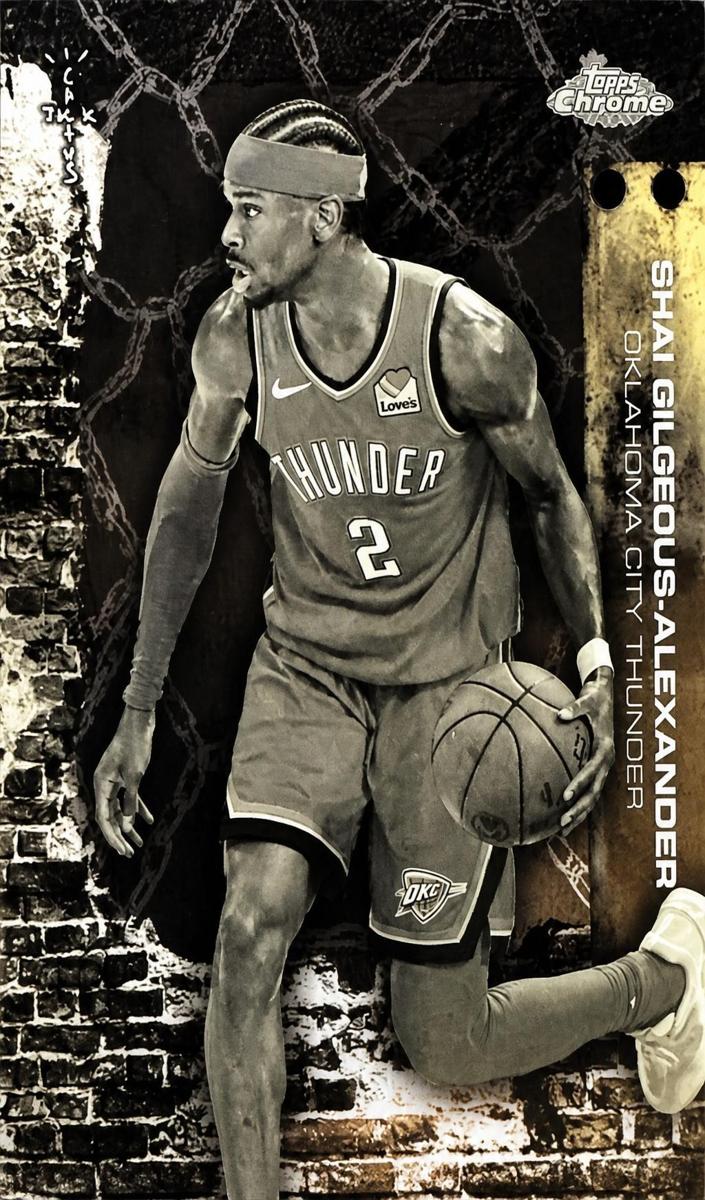 2025 Topps Chrome Cactus Jack Basketball Shai Gilgeous-Alexander #35