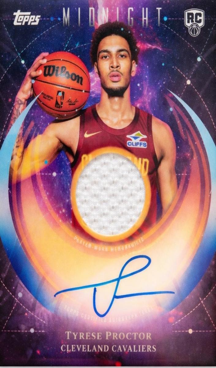2025 Topps Midnight Basketball Tyrese Proctor #RJA-TP