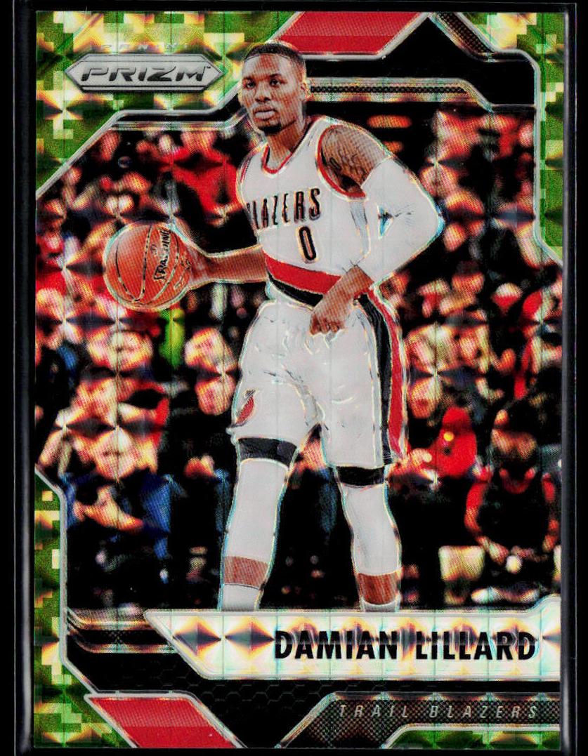 2016 Panini Prizm Basketball Mosaic Damian Lillard #14 PSA 10