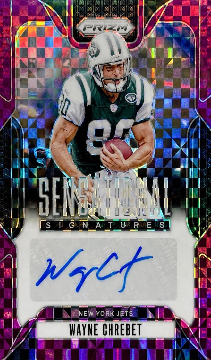 2024 Panini Prizm Football Purple Power Wayne Chrebet #SS-WCT