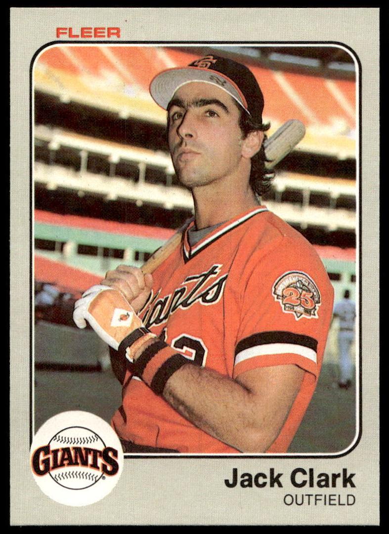 1983 Fleer Baseball Jack Clark #256 PSA 10