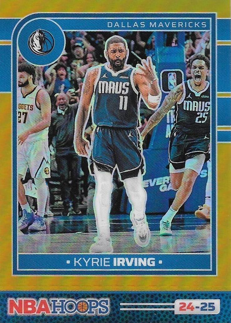 2024 Panini Hoops Basketball Premium Gold Kyrie Irving #108