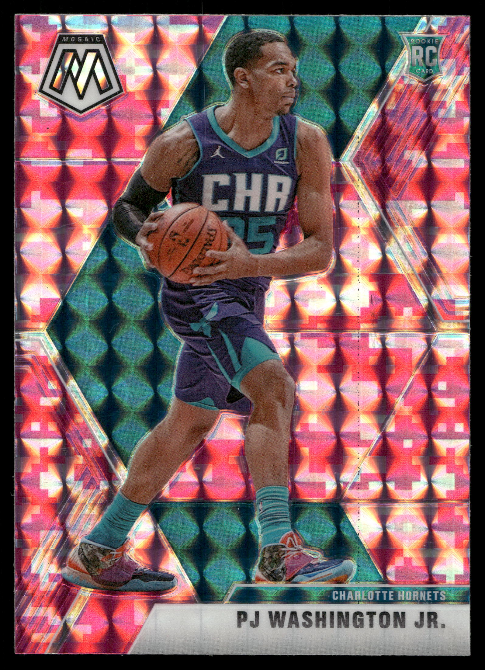2019 Panini Mosaic Basketball Pink Camo PJ Washington Jr. #213 PSA 10